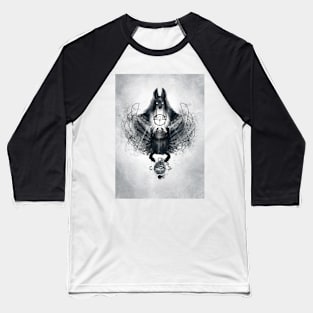 Anubis and the Scarab Beetle Baseball T-Shirt